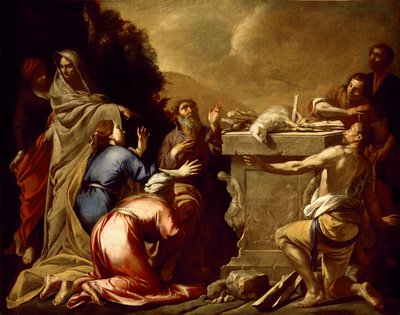The Sacrifice of Noah by Italian School